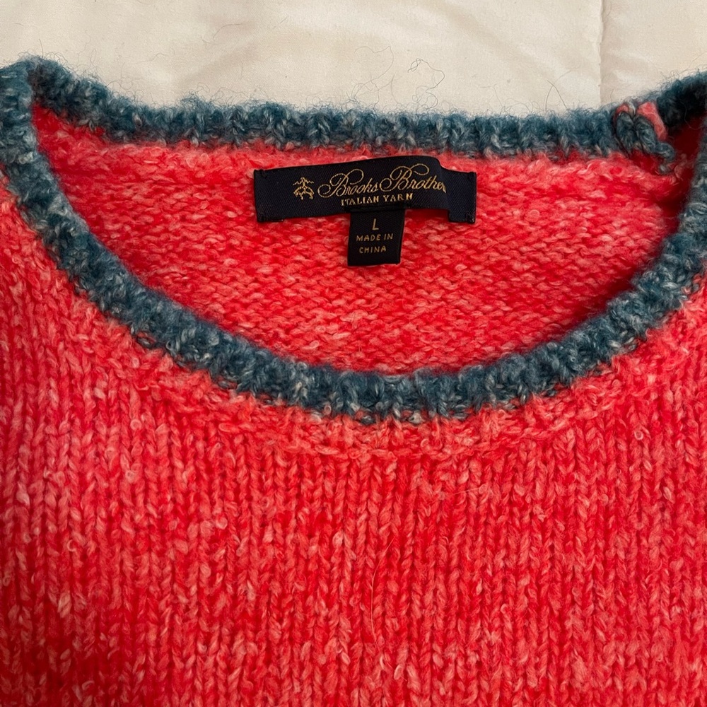 Brooks Brothers Wool-Cotton Blend Sweater